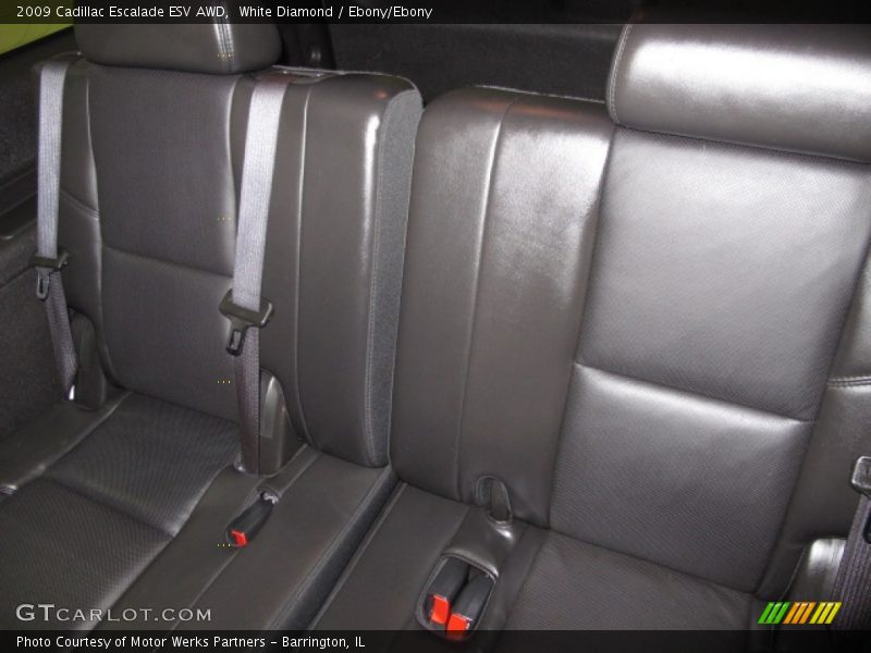 White Diamond / Ebony/Ebony 2009 Cadillac Escalade ESV AWD