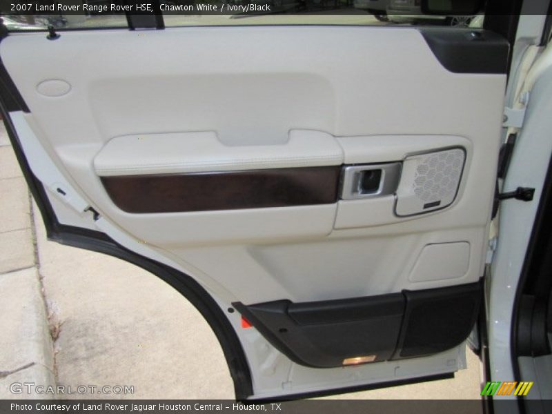 Chawton White / Ivory/Black 2007 Land Rover Range Rover HSE