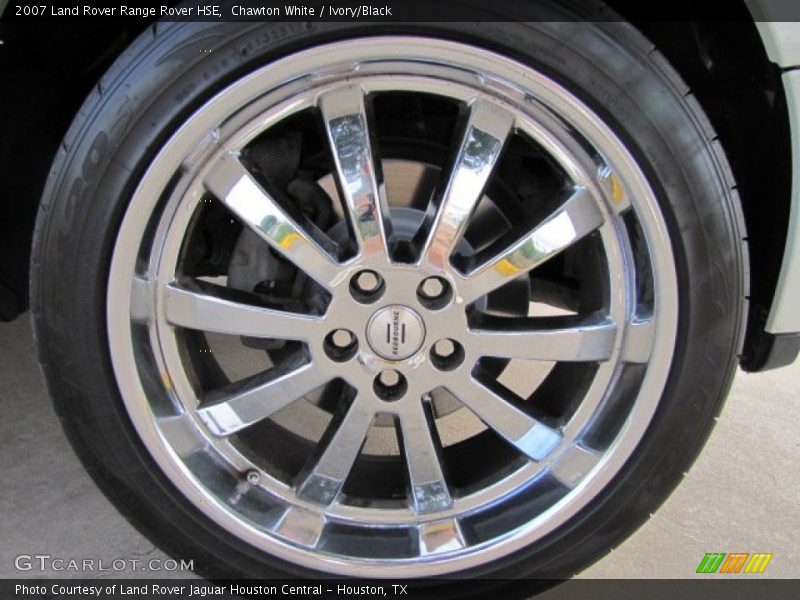 Chawton White / Ivory/Black 2007 Land Rover Range Rover HSE