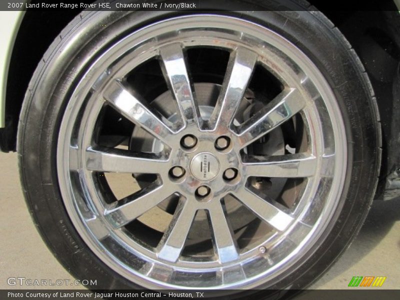 Chawton White / Ivory/Black 2007 Land Rover Range Rover HSE