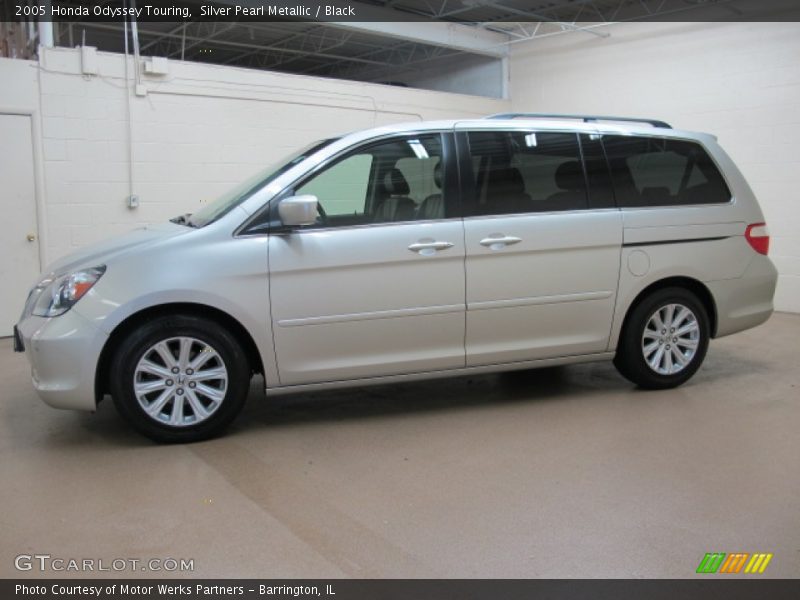 Silver Pearl Metallic / Black 2005 Honda Odyssey Touring