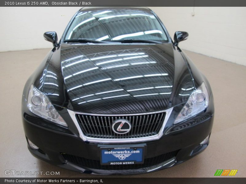 Obsidian Black / Black 2010 Lexus IS 250 AWD