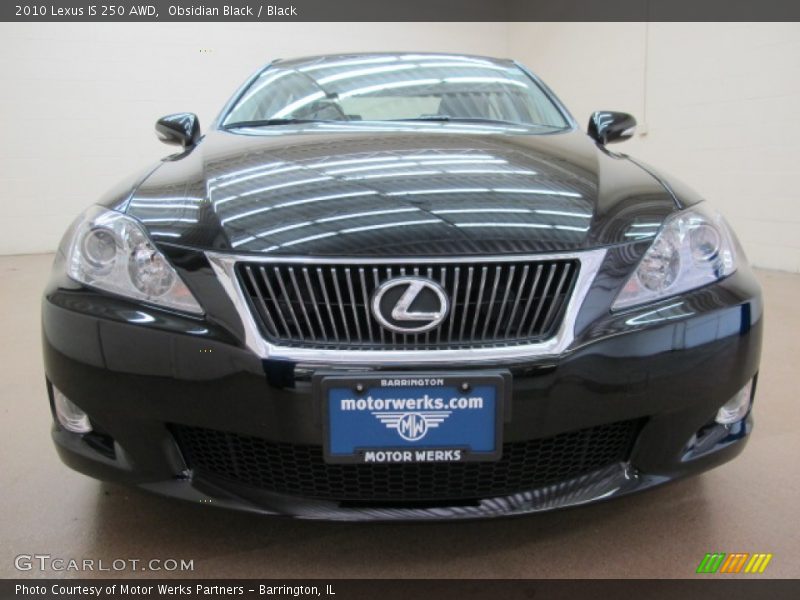 Obsidian Black / Black 2010 Lexus IS 250 AWD