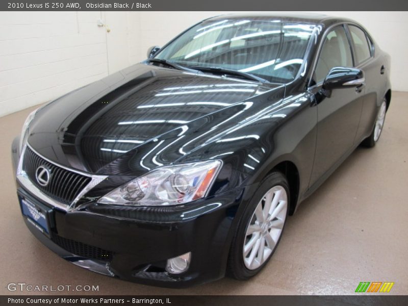 Obsidian Black / Black 2010 Lexus IS 250 AWD