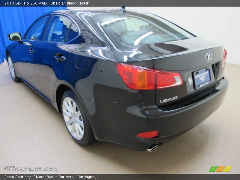 Obsidian Black / Black 2010 Lexus IS 250 AWD