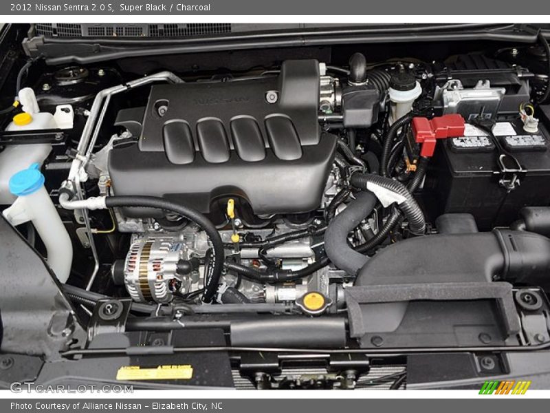 Super Black / Charcoal 2012 Nissan Sentra 2.0 S