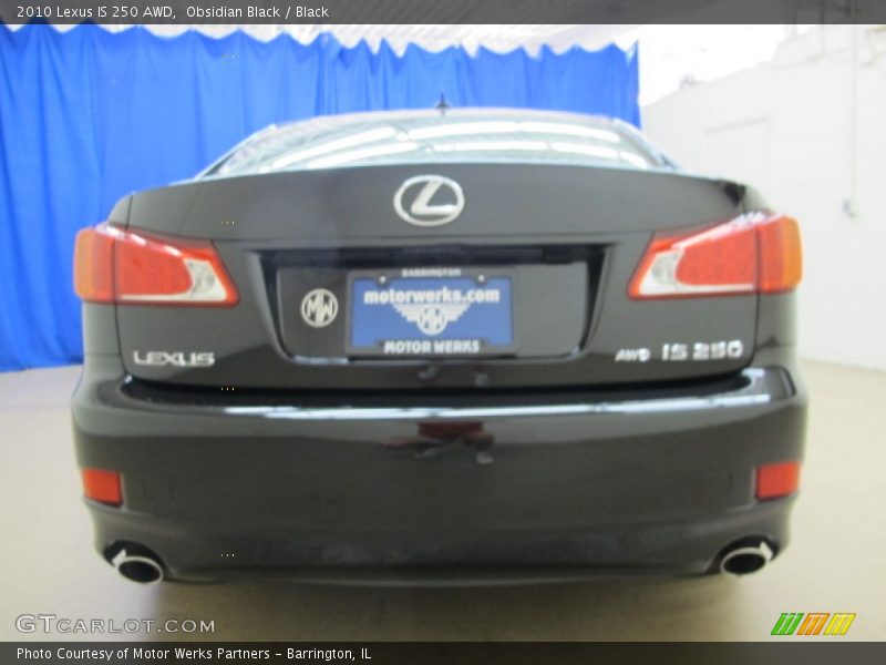 Obsidian Black / Black 2010 Lexus IS 250 AWD
