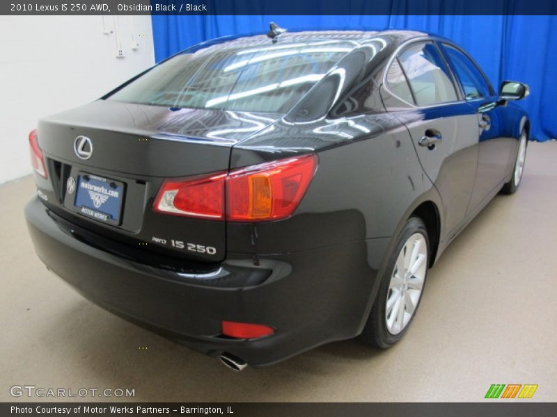 Obsidian Black / Black 2010 Lexus IS 250 AWD