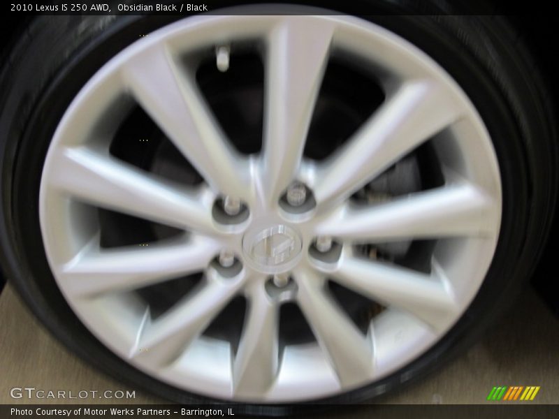 Obsidian Black / Black 2010 Lexus IS 250 AWD