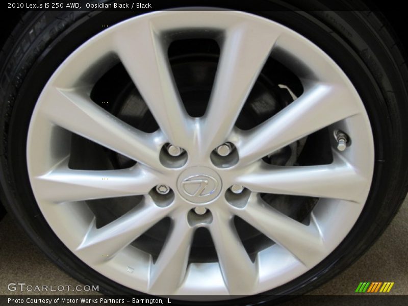 Obsidian Black / Black 2010 Lexus IS 250 AWD