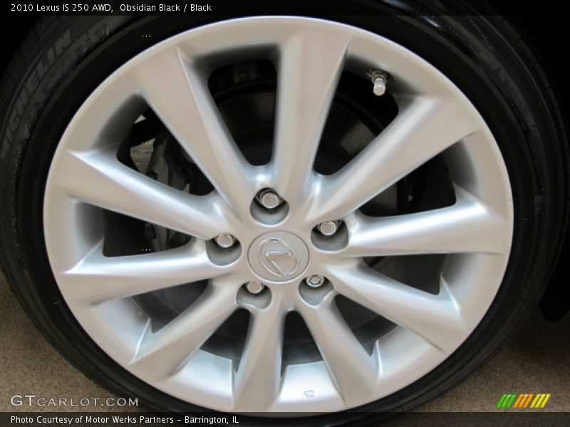 Obsidian Black / Black 2010 Lexus IS 250 AWD