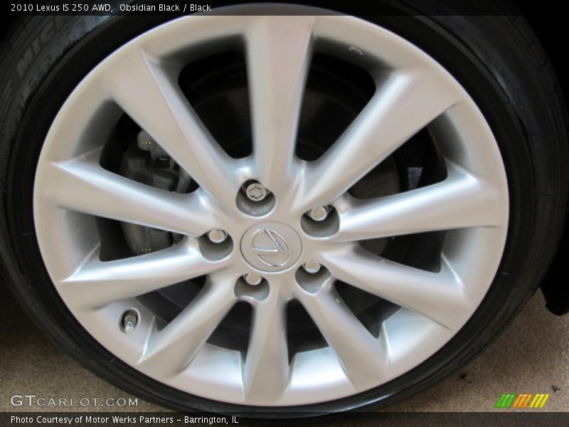 Obsidian Black / Black 2010 Lexus IS 250 AWD