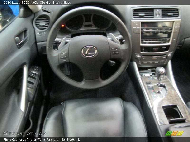 Obsidian Black / Black 2010 Lexus IS 250 AWD
