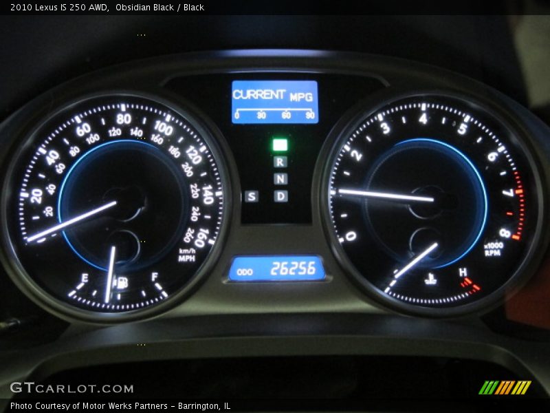 Obsidian Black / Black 2010 Lexus IS 250 AWD