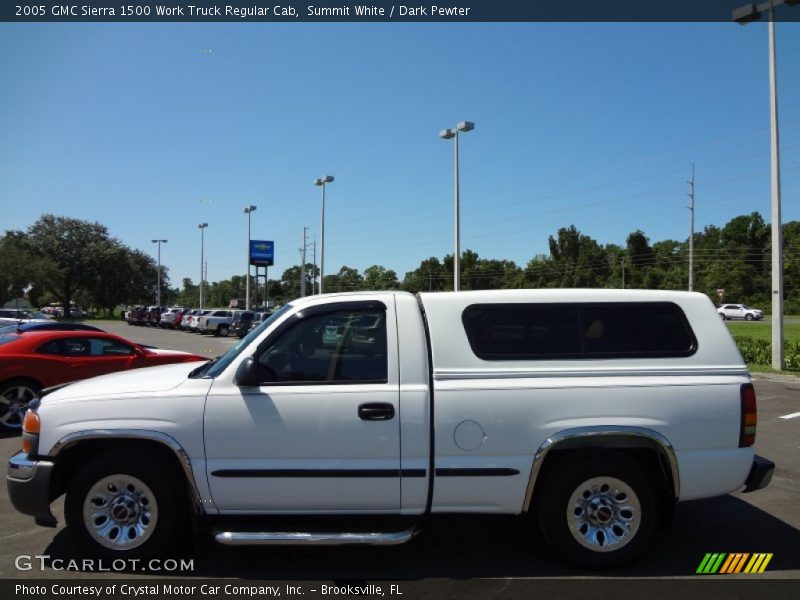 Summit White / Dark Pewter 2005 GMC Sierra 1500 Work Truck Regular Cab