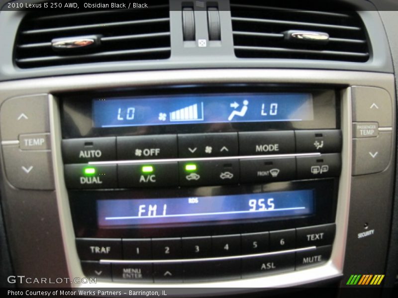 Obsidian Black / Black 2010 Lexus IS 250 AWD