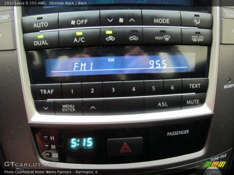 Obsidian Black / Black 2010 Lexus IS 250 AWD