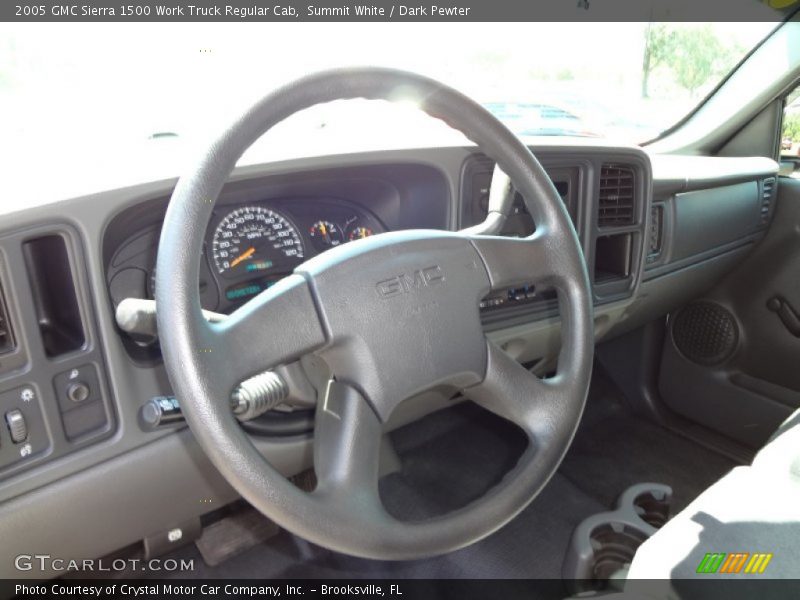 Summit White / Dark Pewter 2005 GMC Sierra 1500 Work Truck Regular Cab