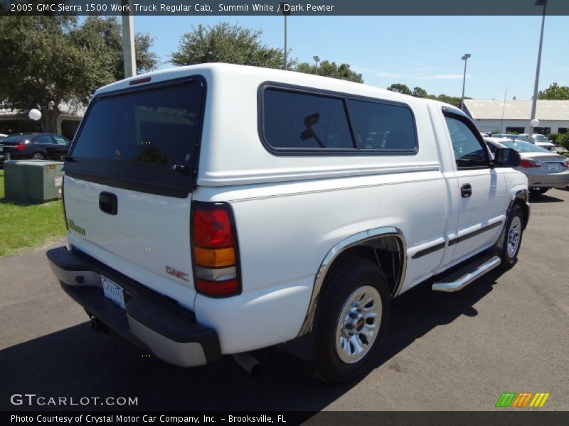 Summit White / Dark Pewter 2005 GMC Sierra 1500 Work Truck Regular Cab