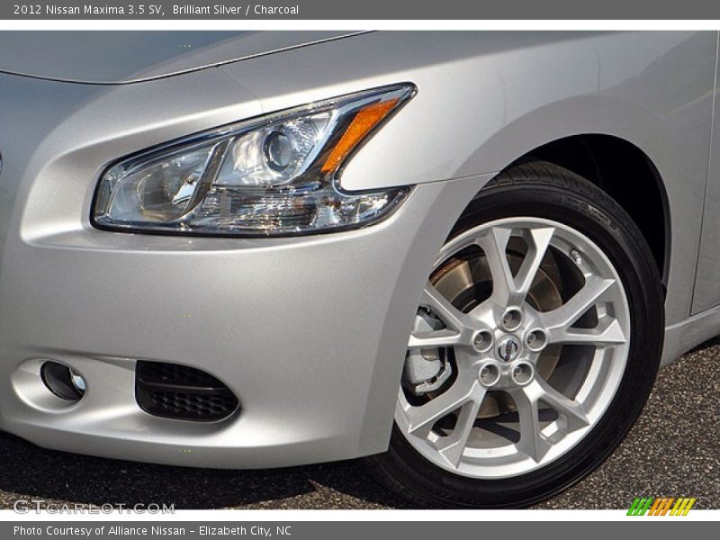 Brilliant Silver / Charcoal 2012 Nissan Maxima 3.5 SV