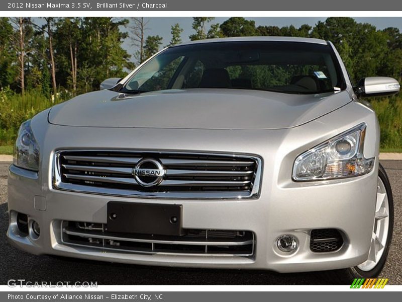 Brilliant Silver / Charcoal 2012 Nissan Maxima 3.5 SV