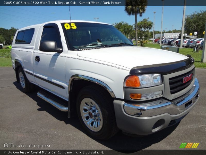 Summit White / Dark Pewter 2005 GMC Sierra 1500 Work Truck Regular Cab