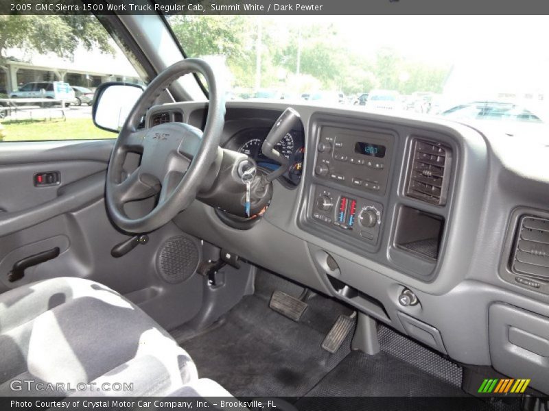 Summit White / Dark Pewter 2005 GMC Sierra 1500 Work Truck Regular Cab