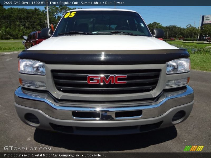 Summit White / Dark Pewter 2005 GMC Sierra 1500 Work Truck Regular Cab