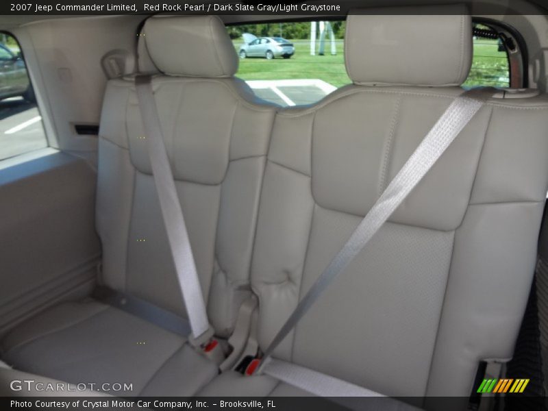 Red Rock Pearl / Dark Slate Gray/Light Graystone 2007 Jeep Commander Limited