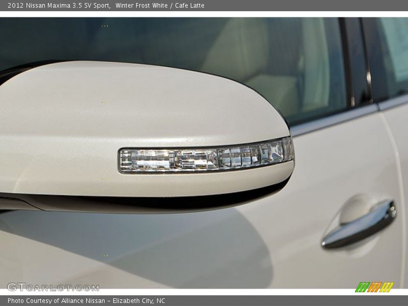 Winter Frost White / Cafe Latte 2012 Nissan Maxima 3.5 SV Sport