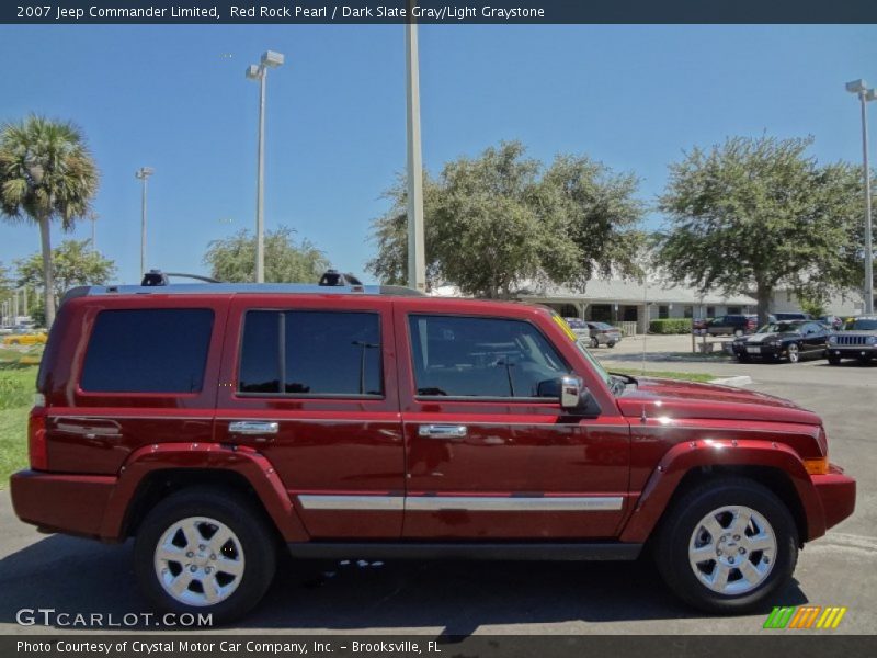 Red Rock Pearl / Dark Slate Gray/Light Graystone 2007 Jeep Commander Limited