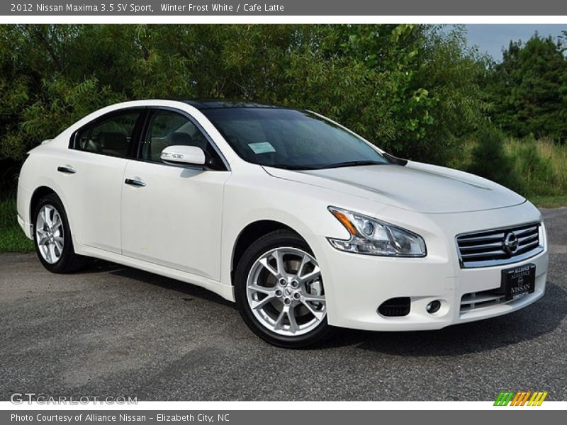 Front 3/4 View of 2012 Maxima 3.5 SV Sport