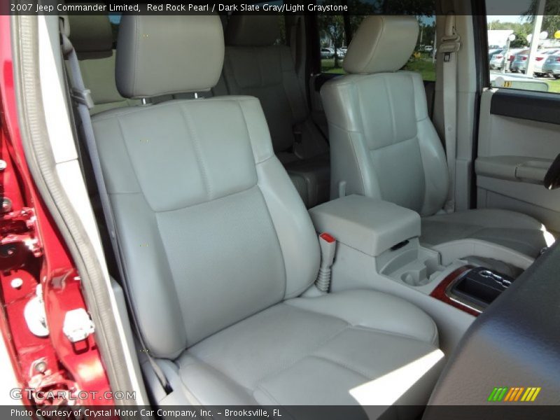 Red Rock Pearl / Dark Slate Gray/Light Graystone 2007 Jeep Commander Limited