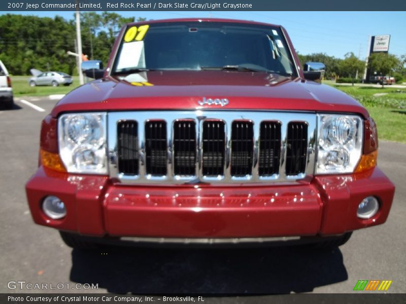 Red Rock Pearl / Dark Slate Gray/Light Graystone 2007 Jeep Commander Limited