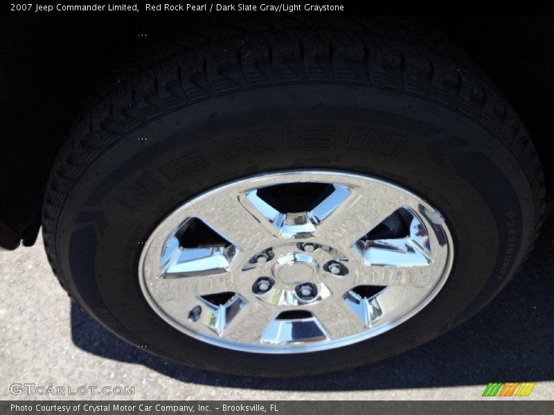Red Rock Pearl / Dark Slate Gray/Light Graystone 2007 Jeep Commander Limited
