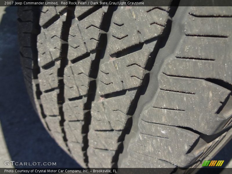 Red Rock Pearl / Dark Slate Gray/Light Graystone 2007 Jeep Commander Limited