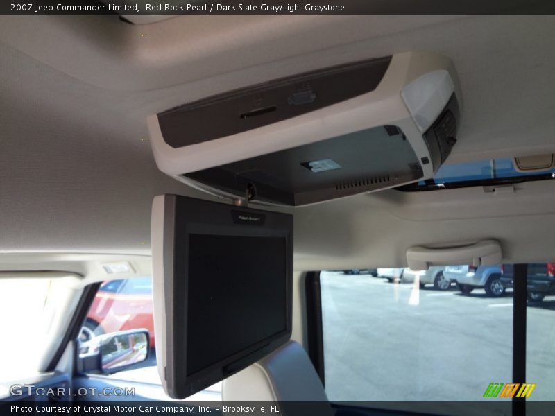 Red Rock Pearl / Dark Slate Gray/Light Graystone 2007 Jeep Commander Limited