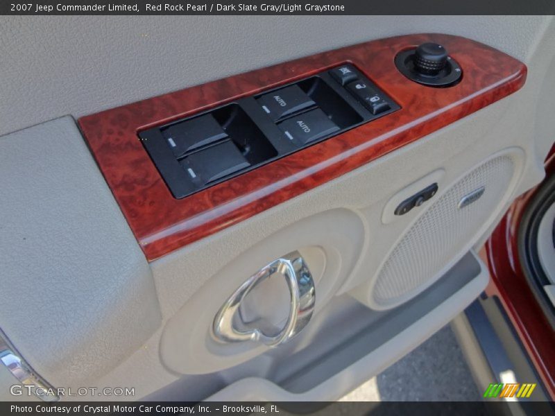 Red Rock Pearl / Dark Slate Gray/Light Graystone 2007 Jeep Commander Limited