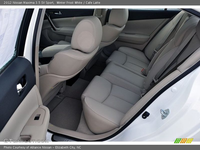 Rear Seat of 2012 Maxima 3.5 SV Sport