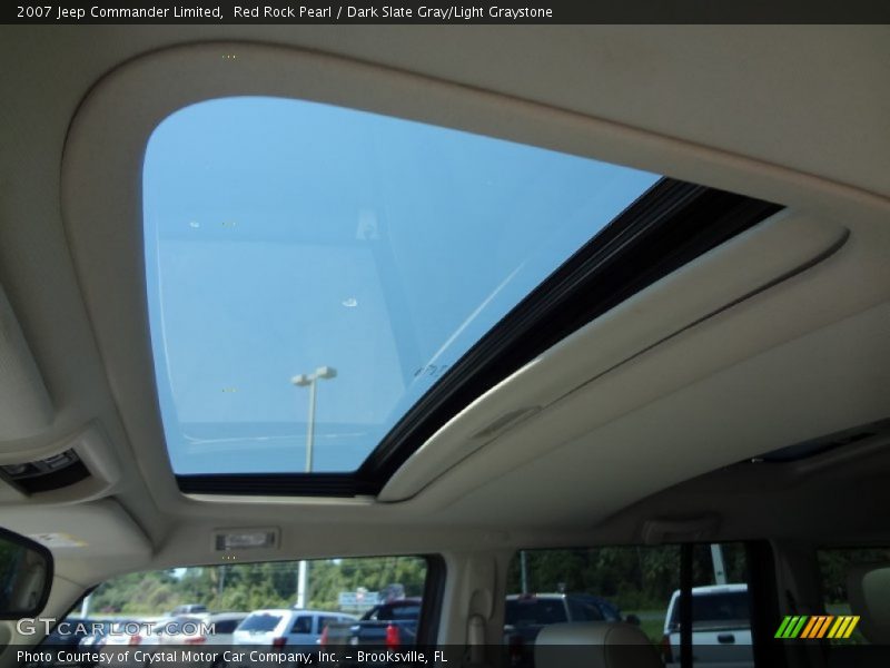 Red Rock Pearl / Dark Slate Gray/Light Graystone 2007 Jeep Commander Limited