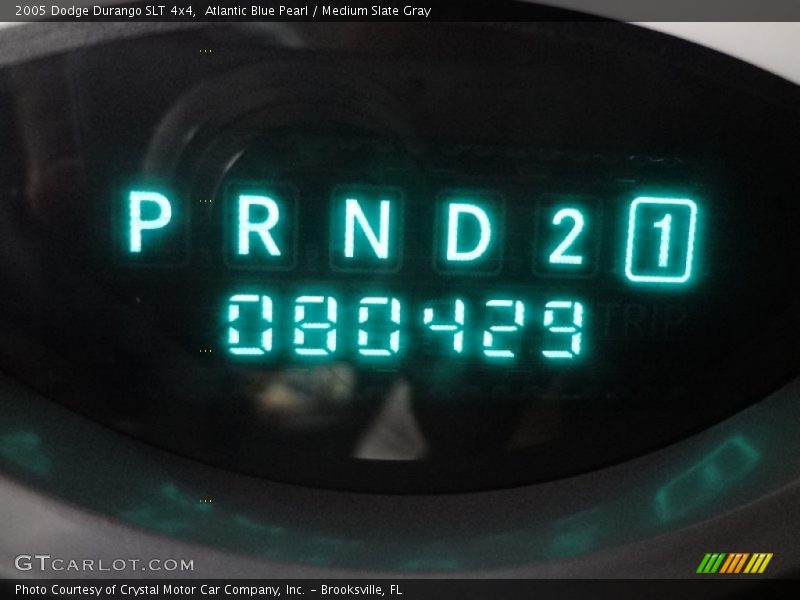 Atlantic Blue Pearl / Medium Slate Gray 2005 Dodge Durango SLT 4x4