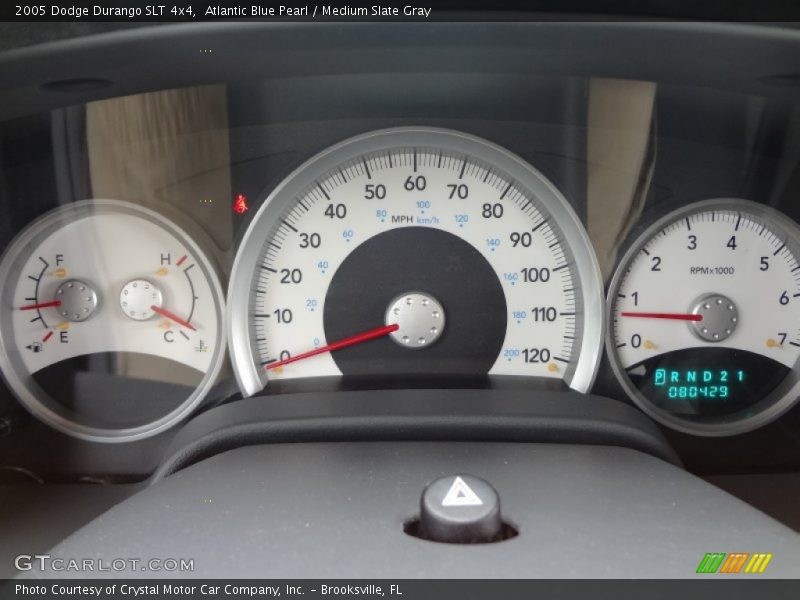 Atlantic Blue Pearl / Medium Slate Gray 2005 Dodge Durango SLT 4x4