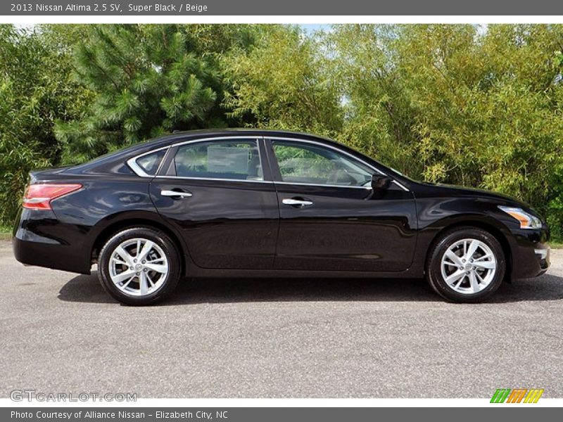 Super Black / Beige 2013 Nissan Altima 2.5 SV