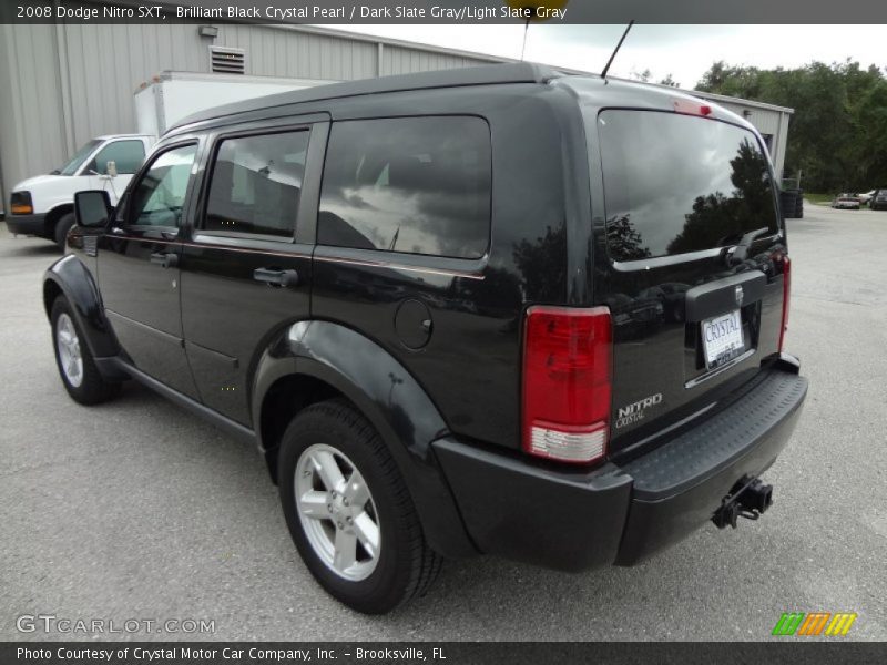 Brilliant Black Crystal Pearl / Dark Slate Gray/Light Slate Gray 2008 Dodge Nitro SXT