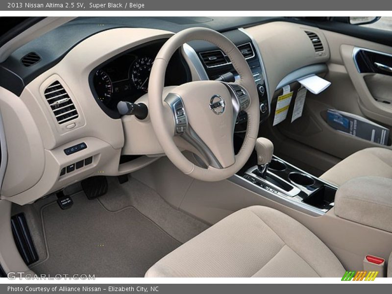 Beige Interior - 2013 Altima 2.5 SV 