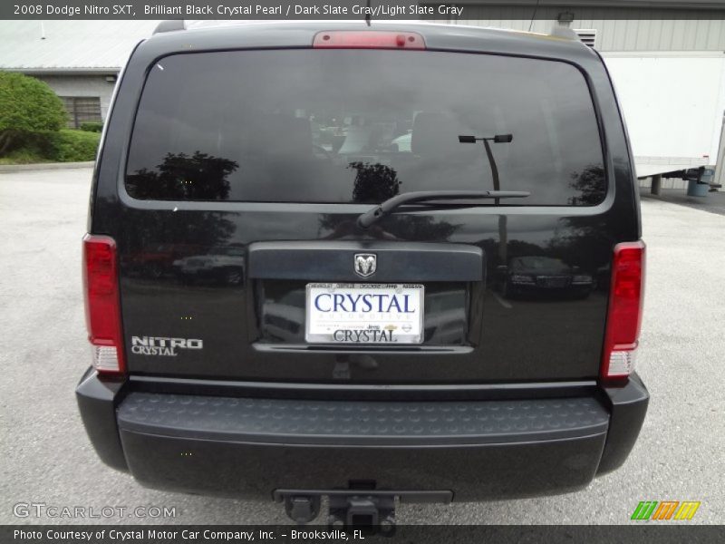 Brilliant Black Crystal Pearl / Dark Slate Gray/Light Slate Gray 2008 Dodge Nitro SXT