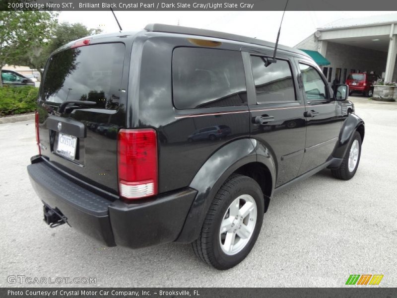 Brilliant Black Crystal Pearl / Dark Slate Gray/Light Slate Gray 2008 Dodge Nitro SXT