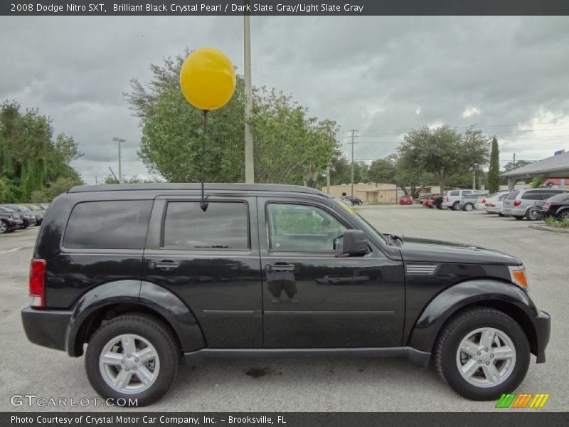 Brilliant Black Crystal Pearl / Dark Slate Gray/Light Slate Gray 2008 Dodge Nitro SXT