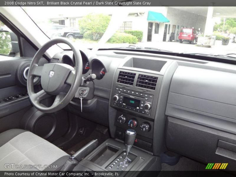 Brilliant Black Crystal Pearl / Dark Slate Gray/Light Slate Gray 2008 Dodge Nitro SXT