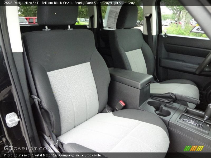 Brilliant Black Crystal Pearl / Dark Slate Gray/Light Slate Gray 2008 Dodge Nitro SXT